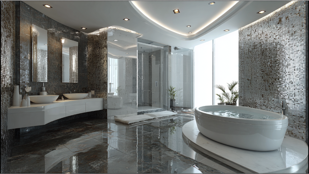 modern design bathroom