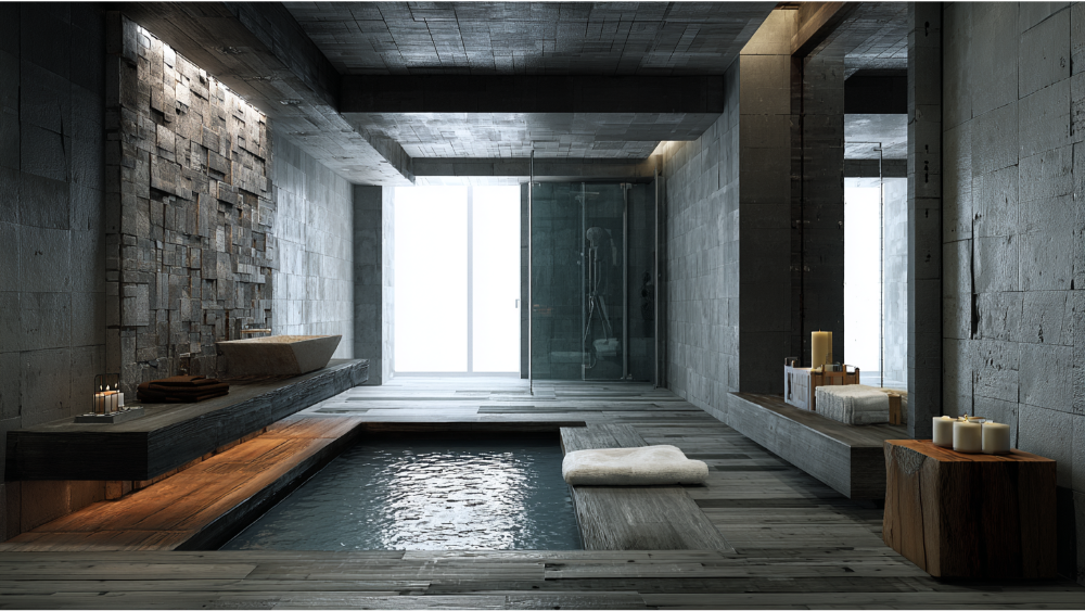 stylish ventilation in bathroom