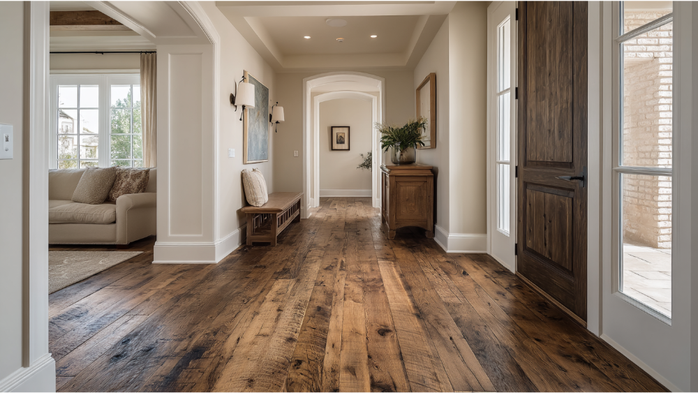 flooring in the foyer