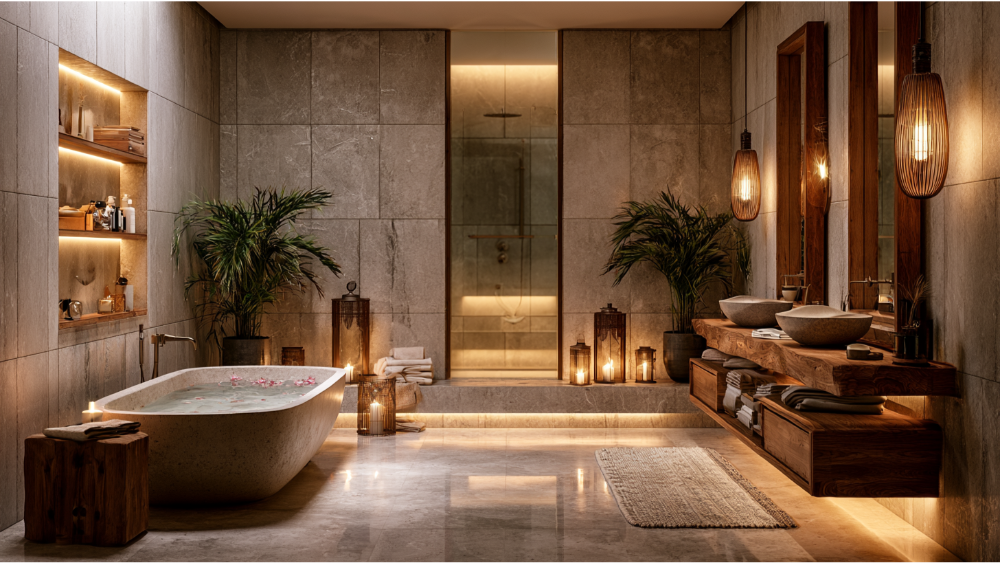 Spa-Inspired Bathroom Design Trends
