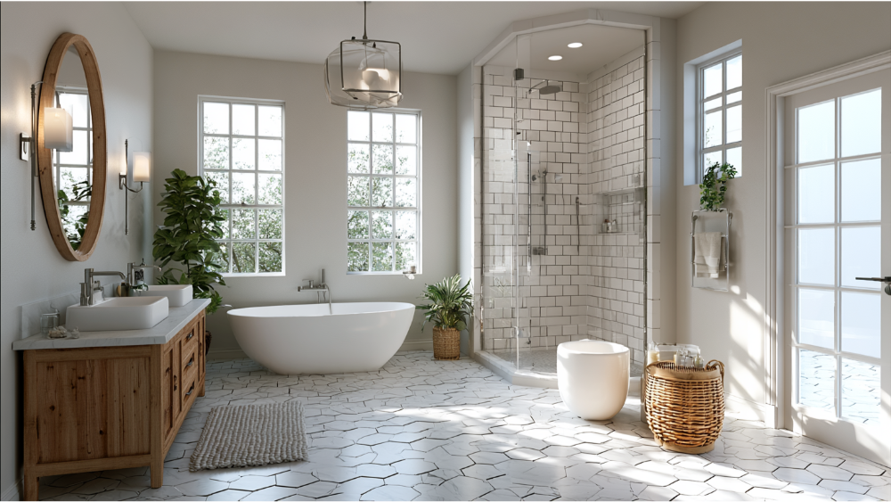 Walk-In Showers and Freestanding Tubs That Redefine Bathroom Design