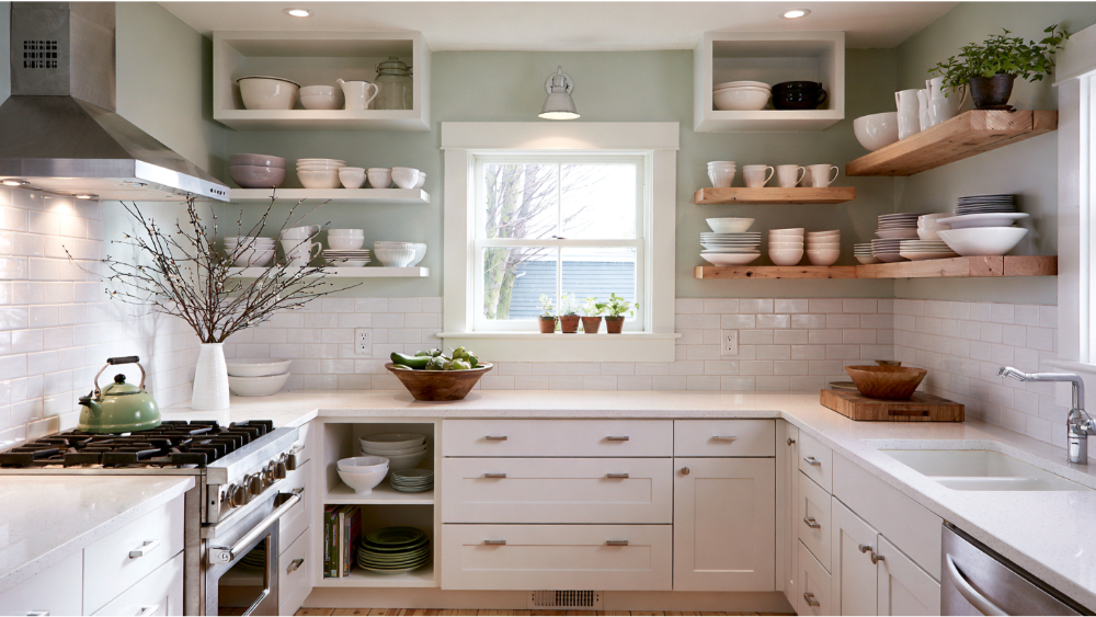 Open Shelving and Floating Shelves: Better Than Upper Cabinets in a Small Kitchen?