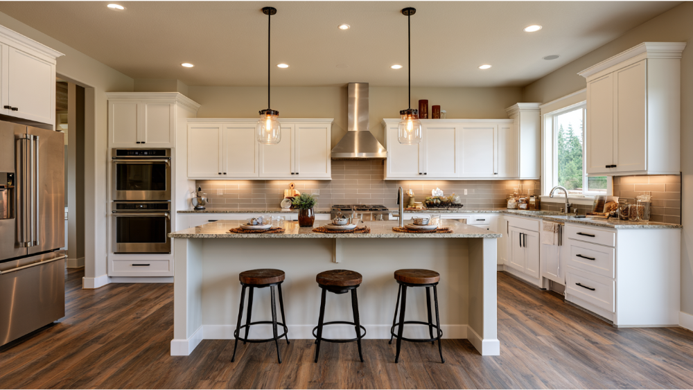 Flooring, Lighting, and Kitchen Decor: The Layers Photos Undersell