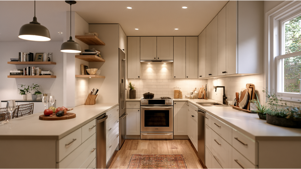 How Do You Make a Small Galley Kitchen Feel Bright and Open?