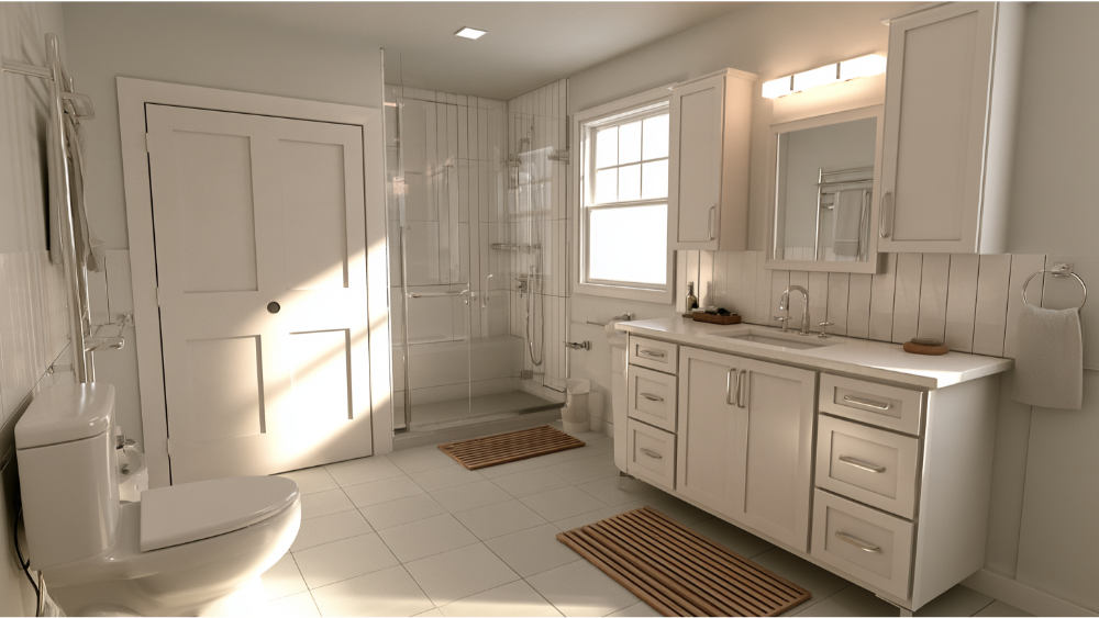 Toilet Height, Vanity Design, and Clear Floor Space