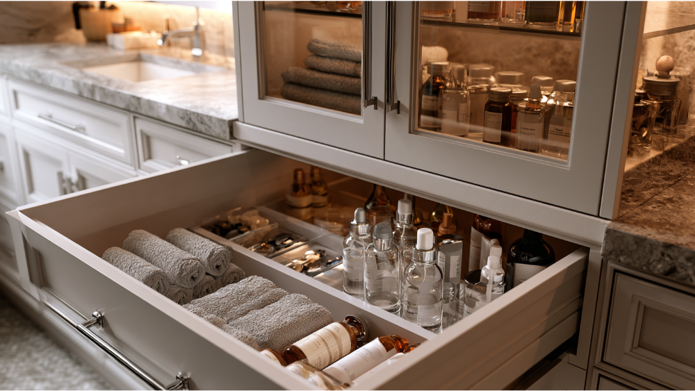 Vanity, Medicine Cabinet, and Storage Design